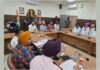 ओएसडी सुखवीर सिंह द्वारा धूरी हलके के गांवों के खेतों तक नहरी पानी पहुंचाने के लिए मैराथन बैठक