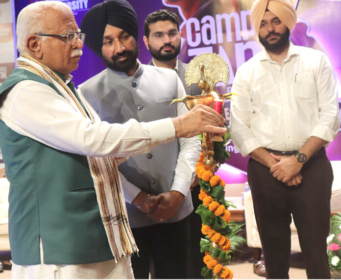 Photo of Launching of Campus Tank Punjab by Shri Manohar Lal Khattar