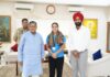 ਪੰਜਾਬ ਦੇ ਰਾਜਪਾਲ ਗੁਲਾਬ ਚੰਦ ਕਟਾਰੀਆ ਵੱਲੋਂ ਰਾਸ਼ਟਰਮੰਡਲ ਖੇਡਾਂ-2026 ਦੀ ਚਾਂਦੀ ਤਗਮਾ ਜੇਤੂ ਹਰਜਿੰਦਰ ਕੌਰ ਦਾ ਸਨਮਾਨ