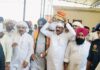 ਹਿਜਰਾਵਾਂ ਕਲਾਂ ਵਿੱਚ ਗੁਰੂ ਰਵਿਦਾਸ ਜੀ ਦੀ ਜਨਮਸਥਲੀ ਤੋਂ ਲਿਆਂਦੇ ਪਵਿੱਤਰ ਕਲਸ਼ ਦਾ ਸ਼ਰਧਾ ਨਾਲ ਵੰਦਨ